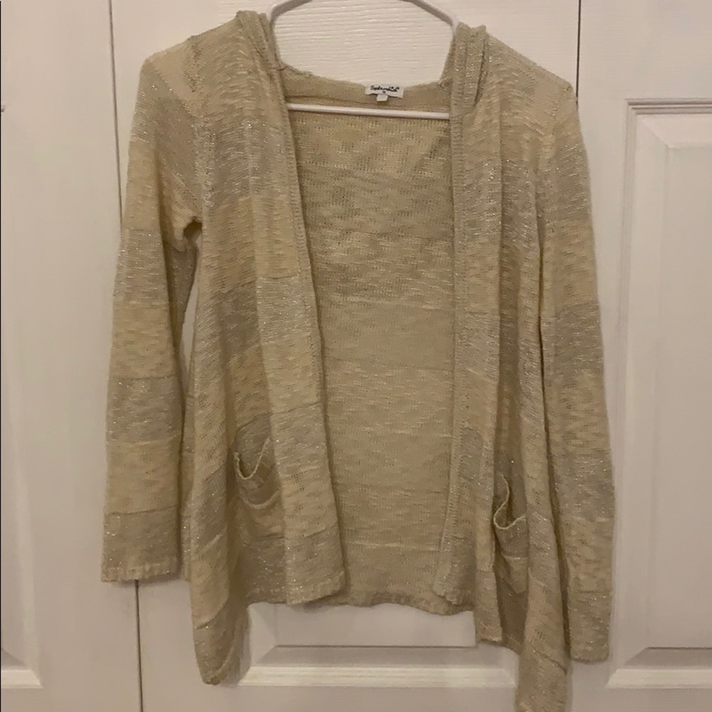 Splendid girls hooded cardigan